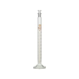 有栓メスシリンダー スーパーグレード 共通摺合せガラス平栓付 10mL