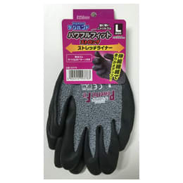 デジハンドpowerfulfitstrongstretchliner手袋 L 黒 1双