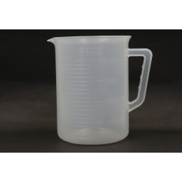 Fine手付ビーカー 目盛付き PP製 2000mL