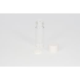 日電理化硝子 ねじ口瓶 S-08 2mL 無色 メラミンキャップ ソフトロンP.P貼りパッキングセット 100組 250103
