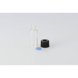 日電理化硝子 スピッチバイアル SPV-50 50μL 無色 穴あき黒キャップ フッ素PTFE/シリコーンパッキングセット 20組 203360