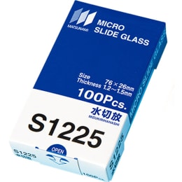 【販売終了】スライドグラス S1225 水切放 100枚