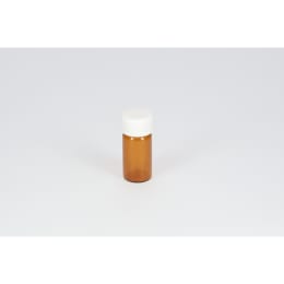 ねじ口瓶 茶色 SV-5 5mL PP白キャップ フッ素PTFE/ニトリルパッキン 組合せ 100組 250645