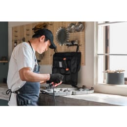 メカニクスギア ニトリル手袋 709B L ブラック 50入