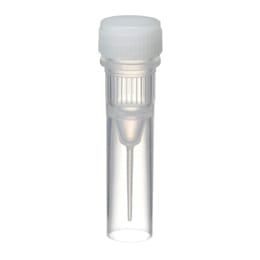 Oリングレススクリューキャップチューブ 0.5mL 自立型 滅菌 クリア 500入