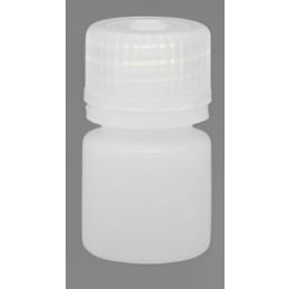 広口試薬ボトル HDPE製 白色 8mL 100本