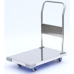 静音小型台車 SUSカバー仕様 handle固定 SUS-102GS