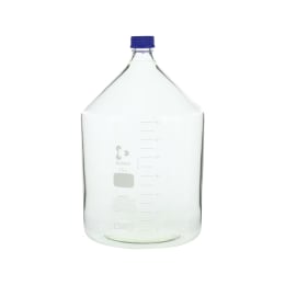 ねじ口びん(メジュームびん) 青キャップ付 15L 017200-15000