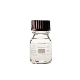 ねじ口びん(メジュームびん) 赤キャップ付 150mL 017200-1501A