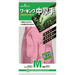ショーワグローブ ワーキング中厚手手袋 111 S ピンク