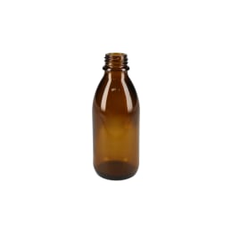 ねじ口びん 細口 100mL 茶褐色