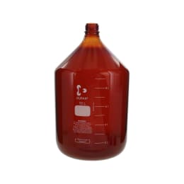 ねじ口びん(メジュームびん) 茶褐色 びんのみ 10L 017210-100004
