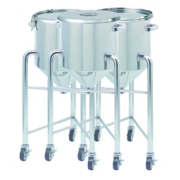 脚付ホッパー容器 SUS304製 HT-CTH-47H 100L