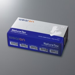 【販売終了】ウェアオンラテックス手袋 S NT1001 100入