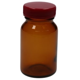 規格瓶 茶 9K 赤キャップ 中栓付 97mL 180本