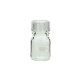 ねじ口びん(メジュームびん) 透明キャップ付 100mL 017200-1003A