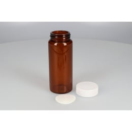 ねじ口瓶 茶色 SV-150 150mL メラミンキャップ ソフトロンPP貼りパッキン付 20組 250735
