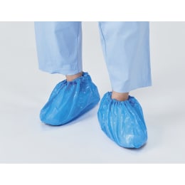 PEシューズカバー ブルー フリー 1000入