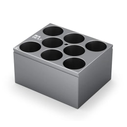 ヒーターアタッチメント DB 5.7 vialφ25用 φ25.8×8穴