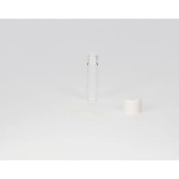 日電理化硝子 ねじ口瓶 S-06 0.6mL 無色 メラミンキャップ シリコーンゴムパッキングセット 96組 250141