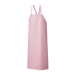 CSM軽耐油エプロン 胸 AF-8000 L ピンク