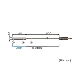 エスペックミック SUS保護管付温度センサ 5.5φ×40 RTH-1030