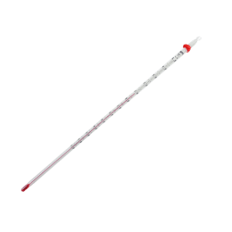 佐藤計量器製作所 赤液棒状温度計 -70~50℃ L300 0320-00