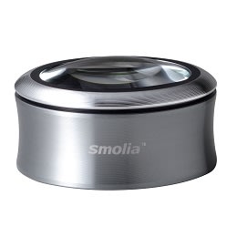 【販売終了】スリーアールソリューション LED拡大鏡smolia xc グレー 3R-SMOLIA-XCGY