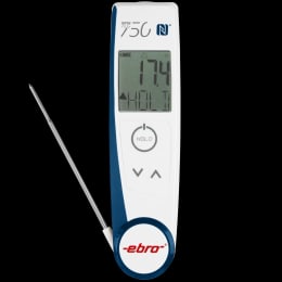 【販売終了】赤外線温度計 折畳み式プローブ付き TLC 750 NFC