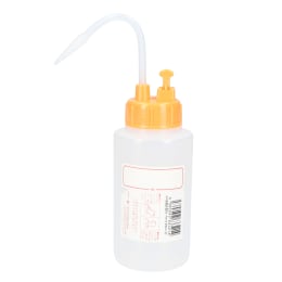 NT洗瓶 B型 弁付 カラーキャップ 250mL 色2 OY オレンジイエロー