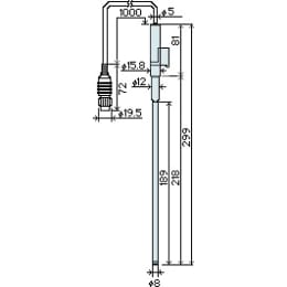 東亜DKK 試験管用pH電極 ELP-037