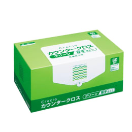 日本製紙クレシア カウンタークロス 厚手タイプ グリーン 65312 60枚×6箱