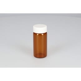 日電理化硝子 ねじ口瓶 茶色 SV-50M 50mL PPキャップ フッ素PTFE/シリコンパッキン 組合せセット 50組 250692