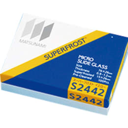 【販売終了】スーパーフロスト・スライドグラス S2442 100枚