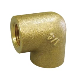 黄銅製 ねじ込み継手 エルボ 1/4 GL-02-BS