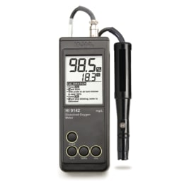 ハンナインスツルメンツ・ジャパン ポータブル溶存酸素計(ポーラロ電極法) HI 9142N