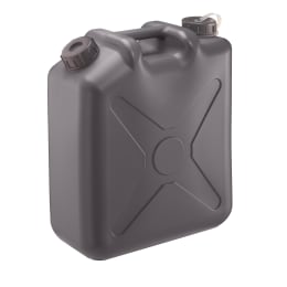 扁平缶 ノズル無 20L グレー 0207GY