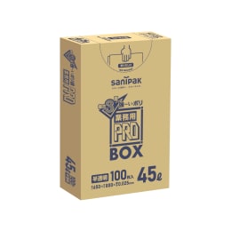 業務用 PRO 3層 BOX PA43 45L 半透明 100P×5冊