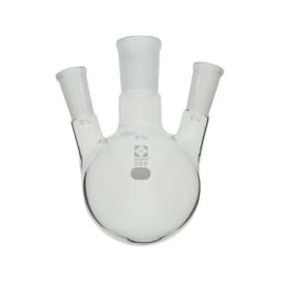 共通摺合三口丸底フラスコ 300mL 29/42 -19/38