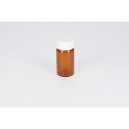 ねじ口瓶 茶色 SV-15 15mL メラミン白キャップ フッ素PTFE/ニトリルパッキン 組合せ 50組 250888