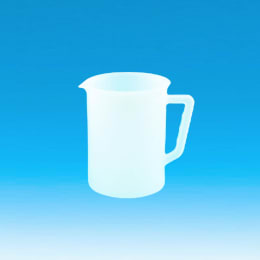【販売終了】Fine手付ビーカー 目盛付き PE製 3000mL