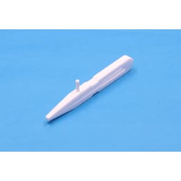 PTFE先平ピンセット 150mm ガイド付