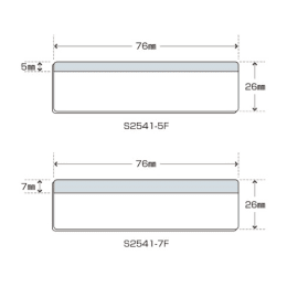 松浪硝子工業 ベーシックフロスト ホワイト 水縁磨 7Ft1.0 100枚 S2541-7F
