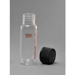 遠心沈澱管 丸底 目盛付 ねじcap付 100mL IWAKI