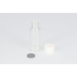 日電理化硝子 ねじ口瓶 S-2 5mL 無色 P.Pキャップ ブチルゴムパッキングセット 100組 250336