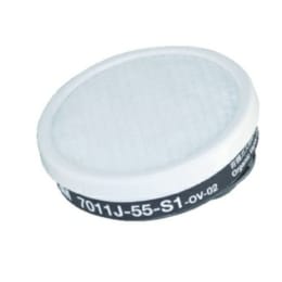 有機ガス用吸収缶S1ろ過材付7011J-55 10入