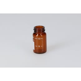 日電理化硝子 目盛付きバイアル(水質検査瓶)GV-10 10mL 茶色 瓶のみ 50本 206070