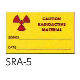 放射線ラベル 38mm SRA-5 12.7m