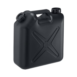 扁平缶 両口 10L ノズル無 ブラック