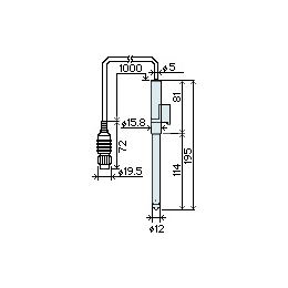 東亜DKK 高アルカリ用pH電極 ELP-039